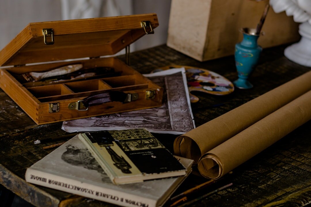 old books and scrolls